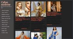 Desktop Screenshot of caftan-moderne.com