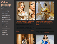Tablet Screenshot of caftan-moderne.com